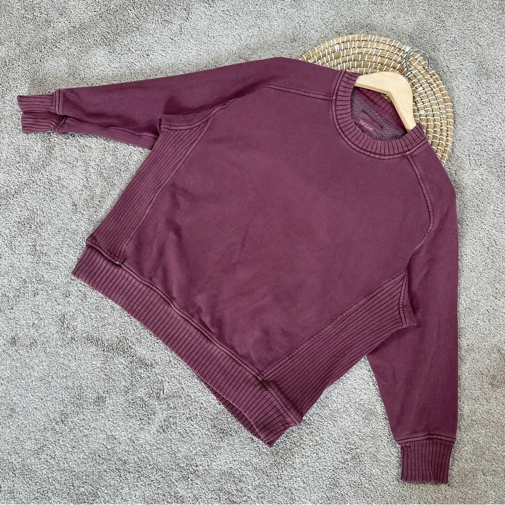 Aerie Dusty Rose Oversized Sweatshirt - Picture 2 of 15